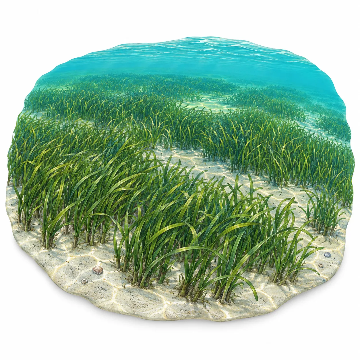 prairie d’herbiers marins