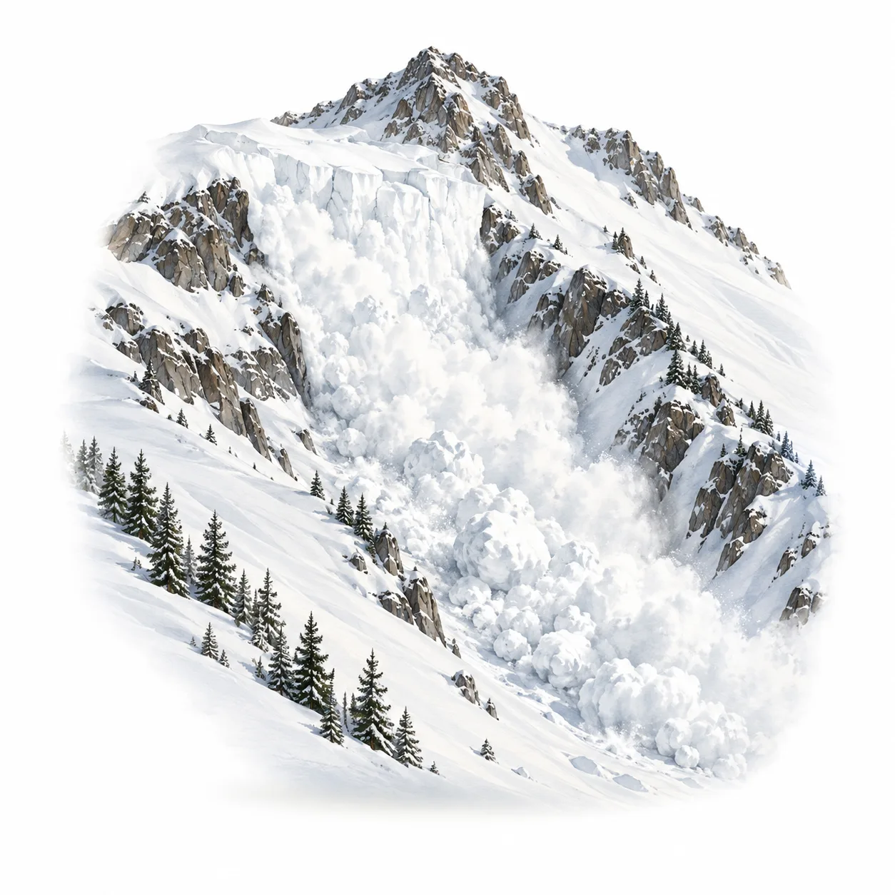 avalancha de nieve