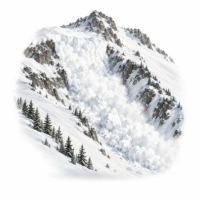 snow avalanche