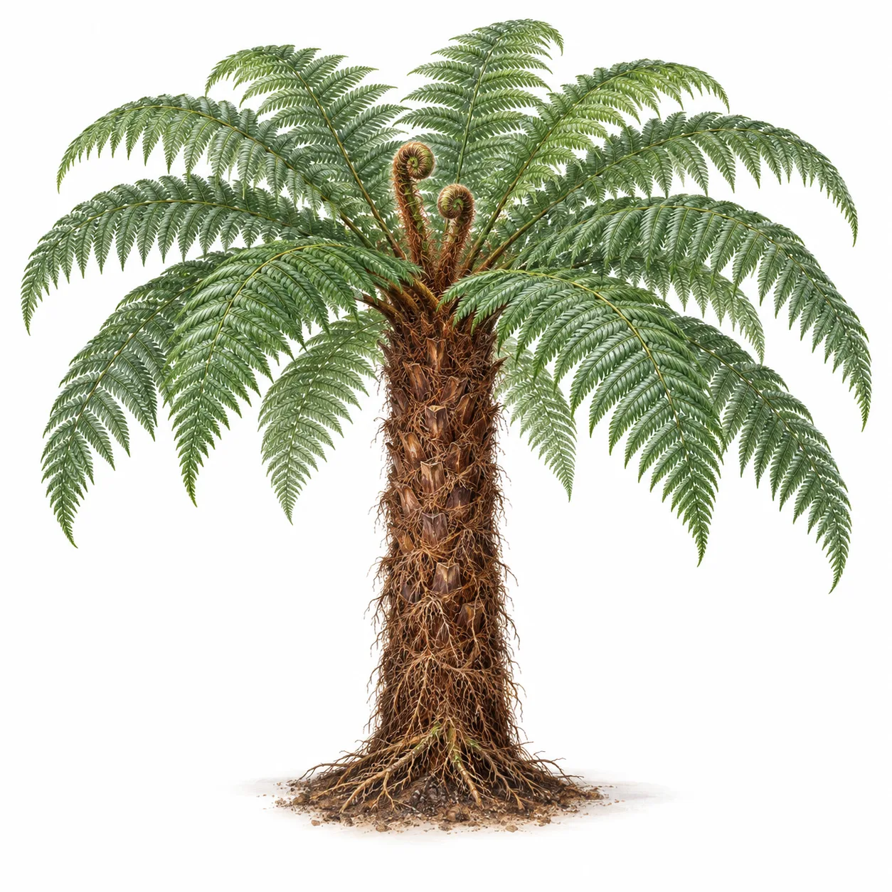 helecho arborescente