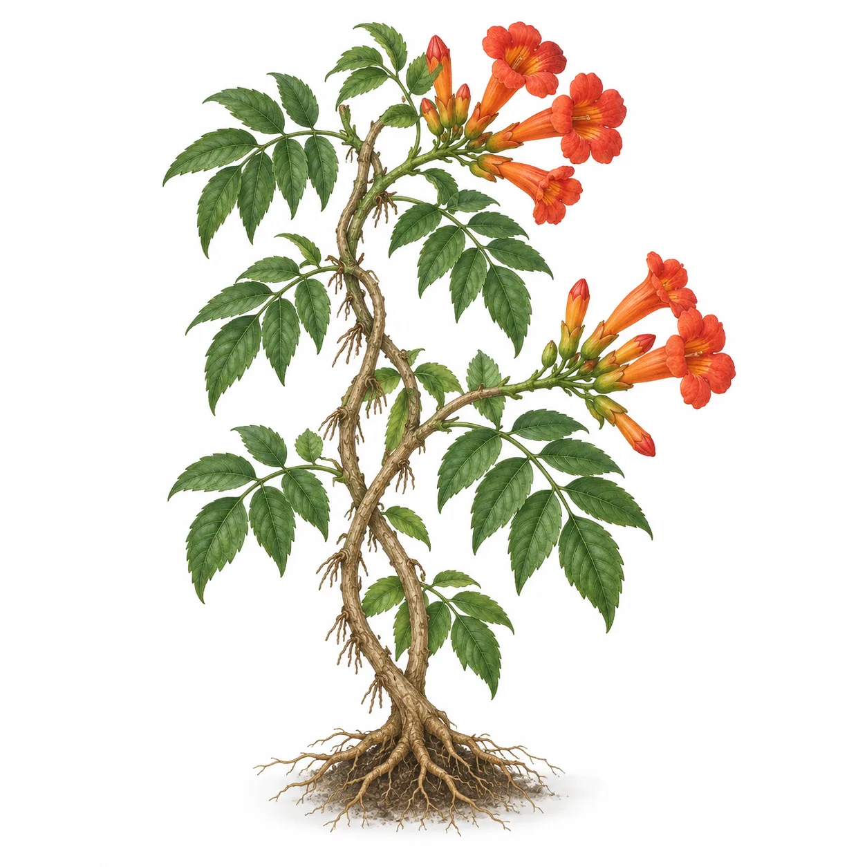 trumpet vine
