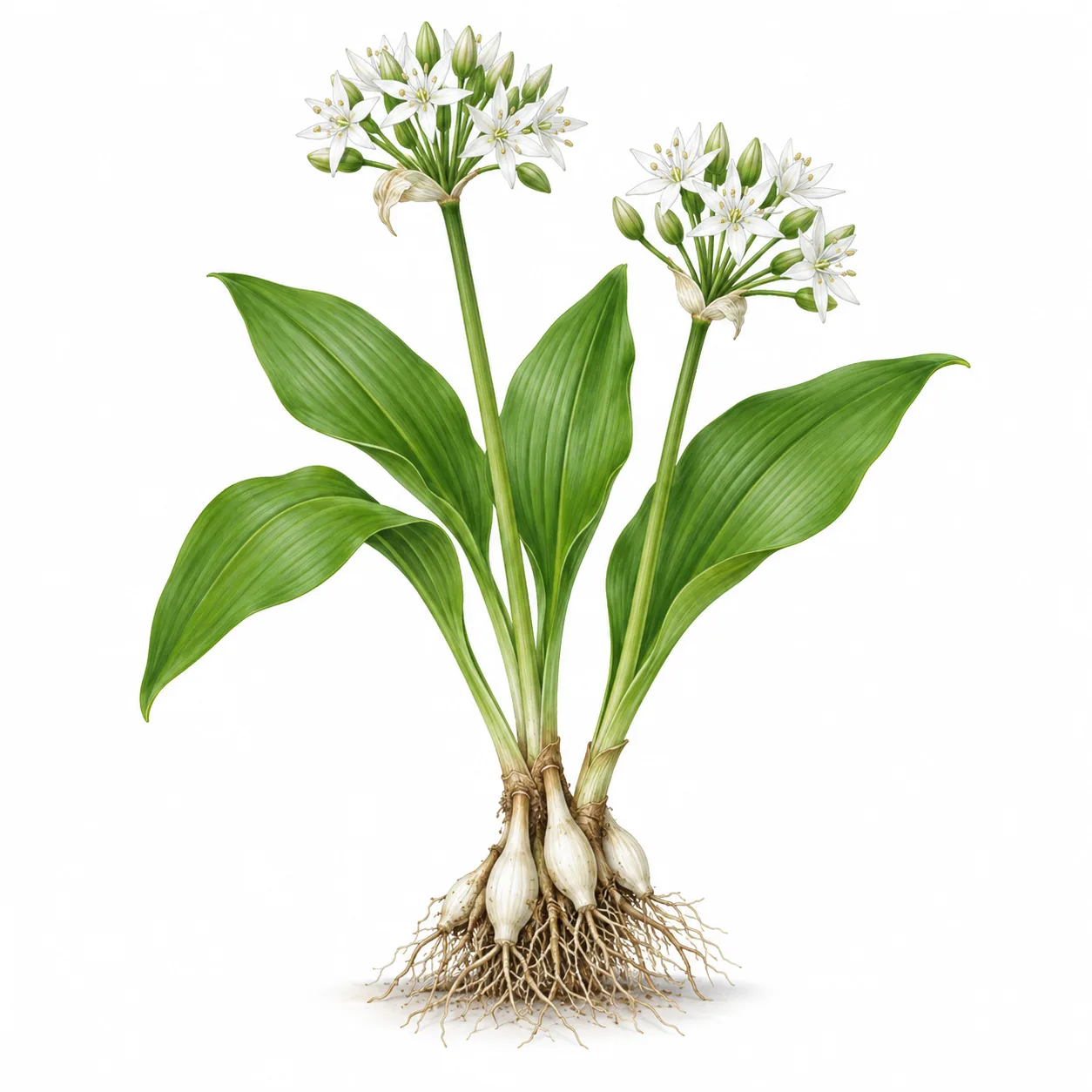 wild garlic plant