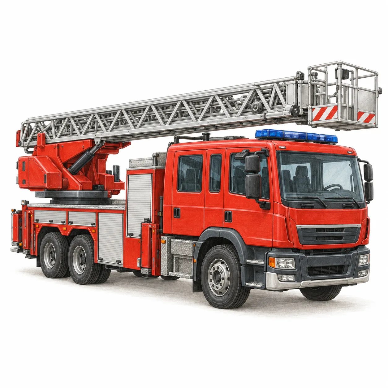 aerial ladder truck