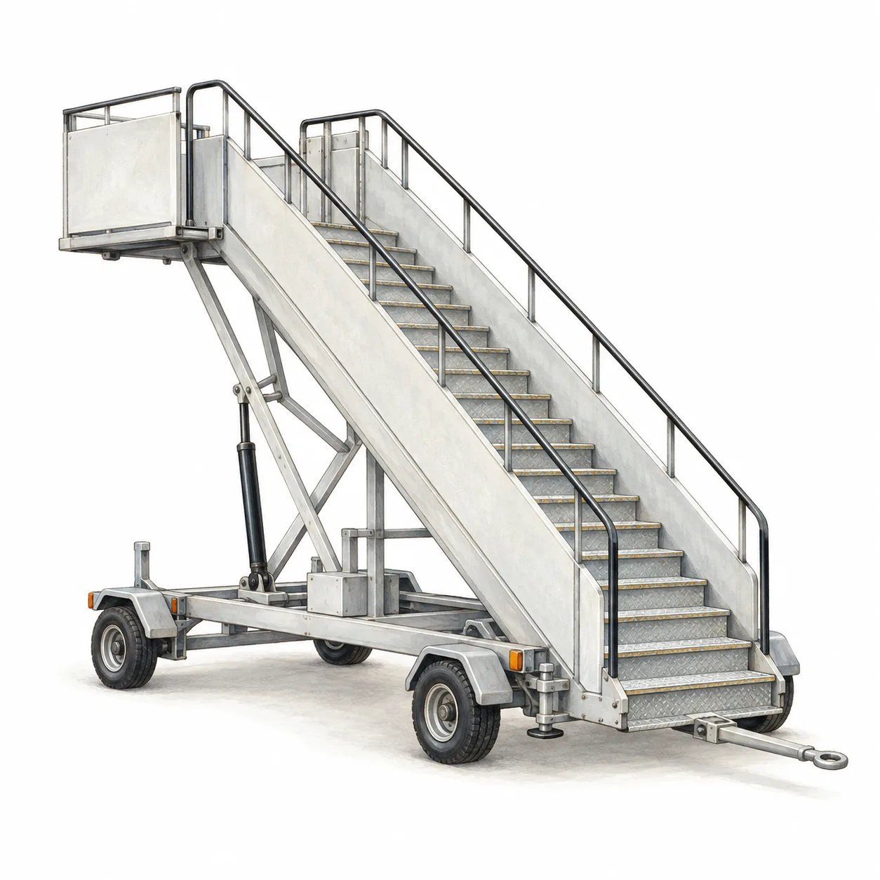 aircraft boarding stairs