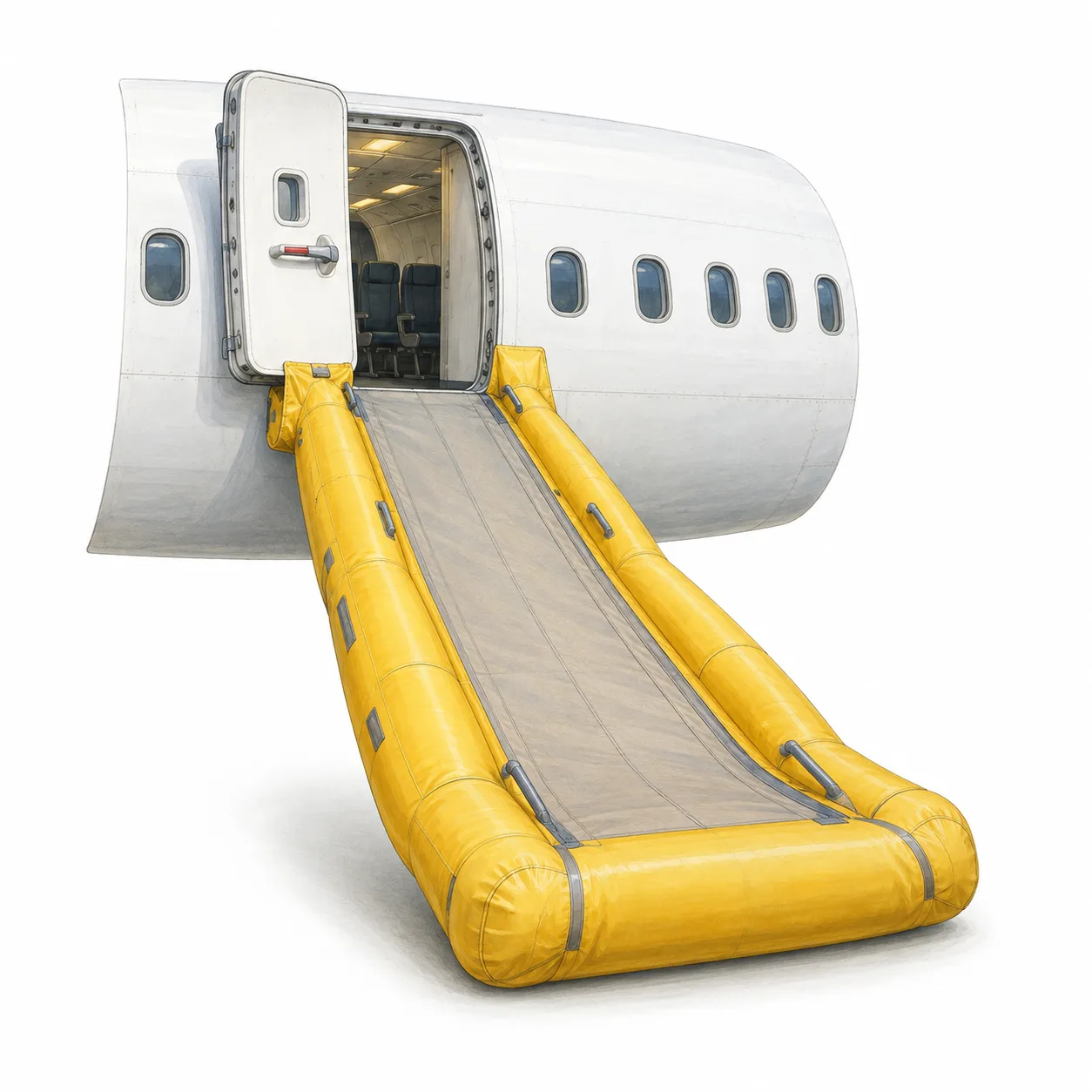 aircraft emergency slide