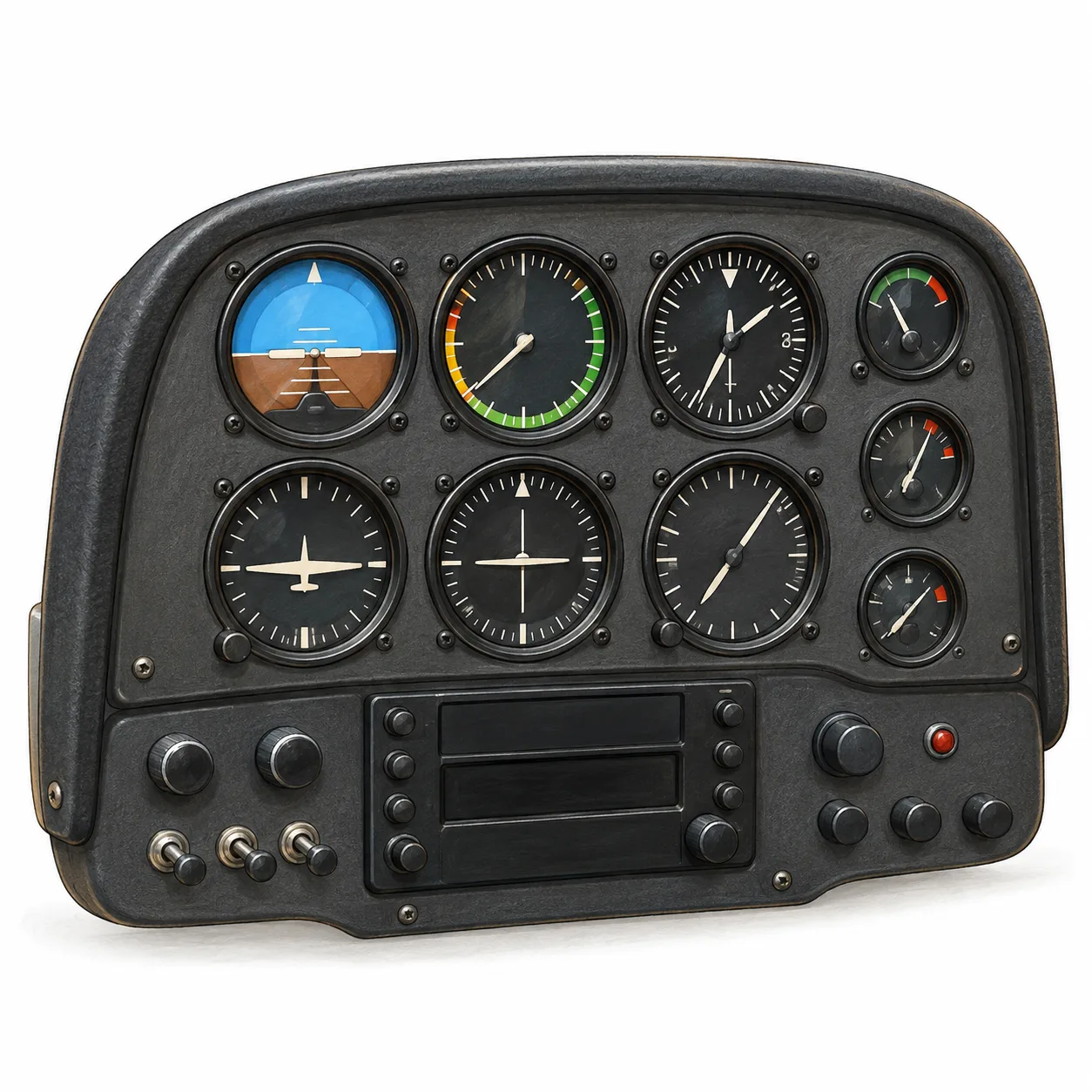aircraft instrument panel