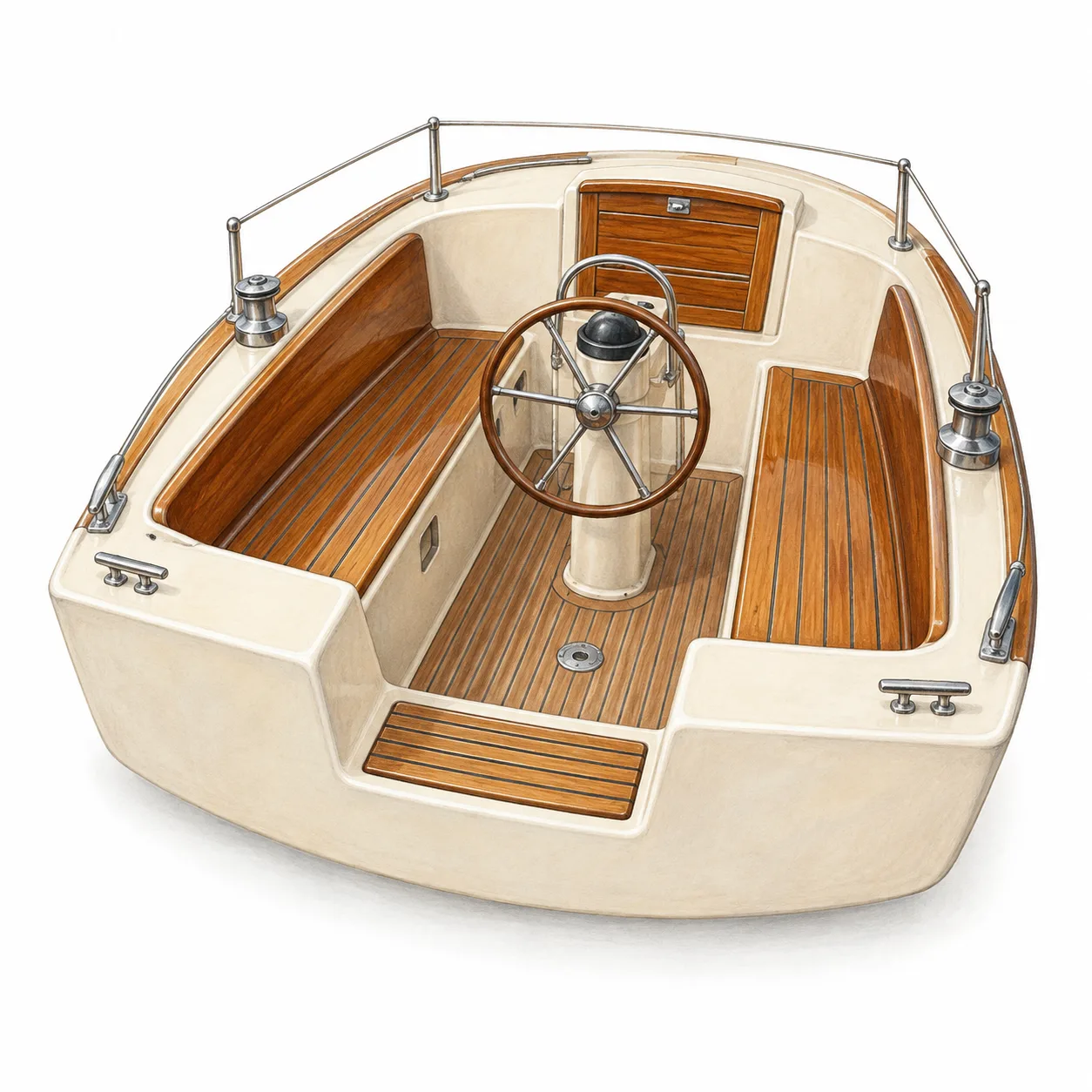 cockpit de bateau