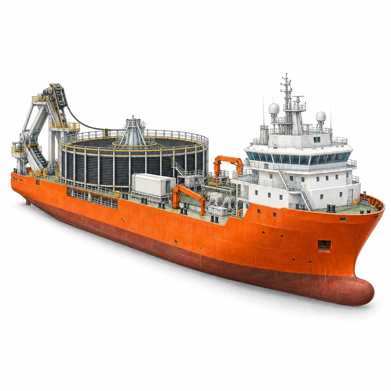 cable-laying ship