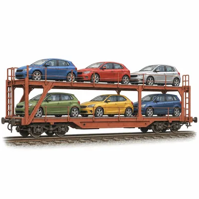 vagón transportador de coches