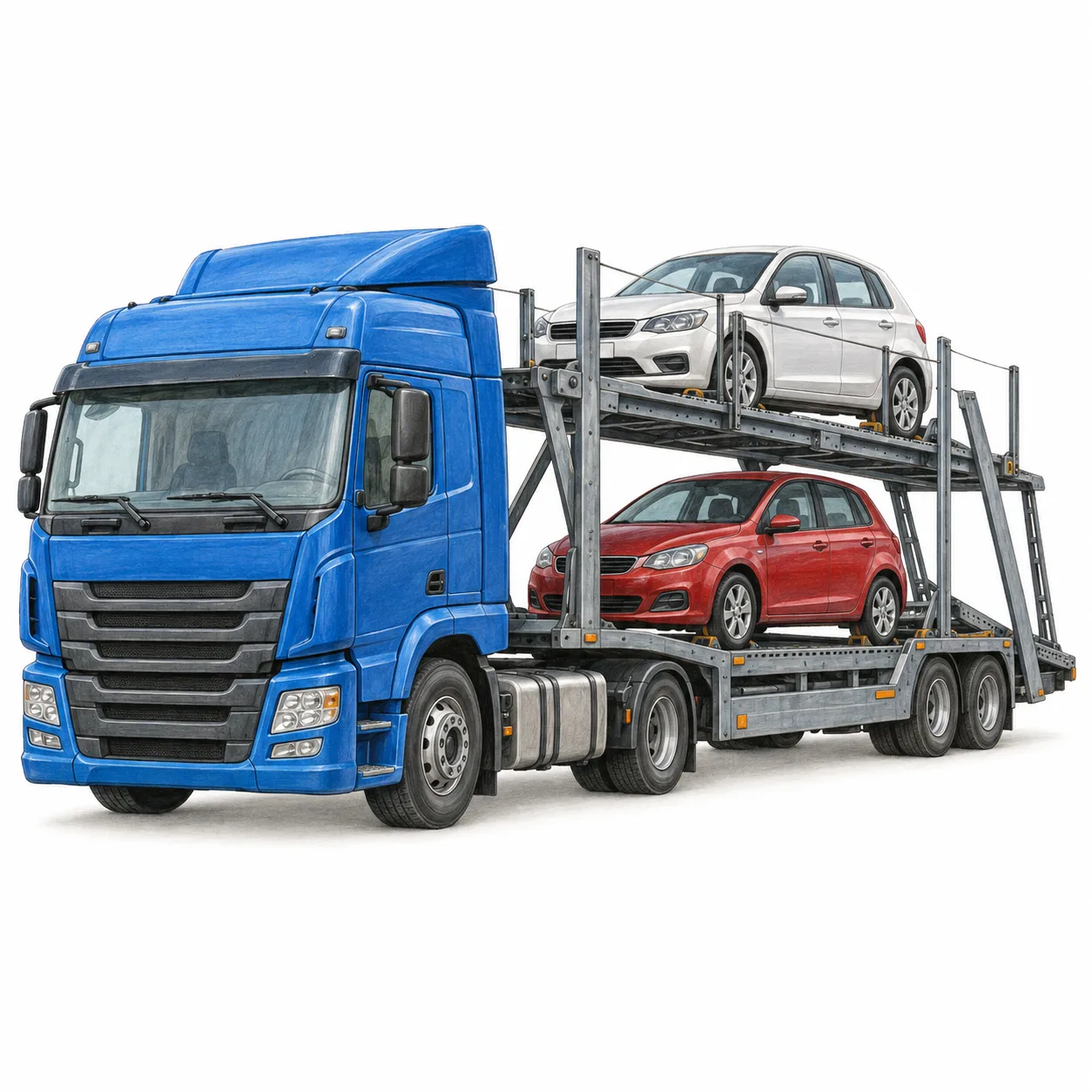 camion porte-voitures