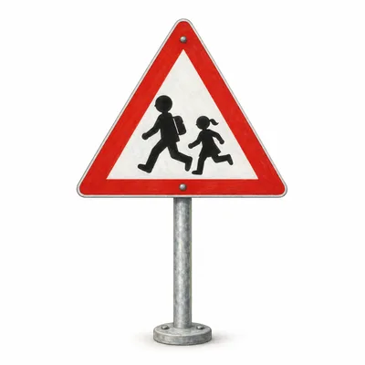 children warning sign