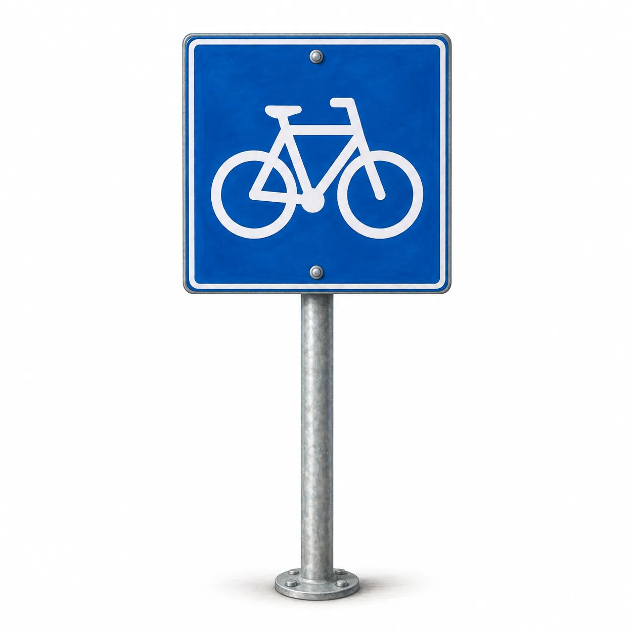 cycle route sign