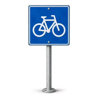 cycle route sign