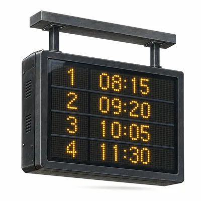 departure board