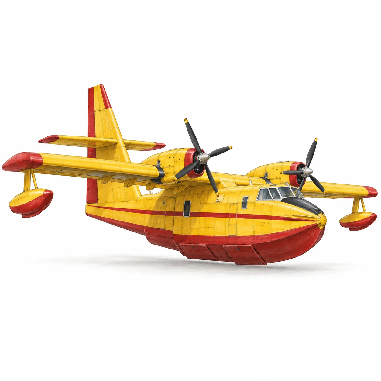 firefighting aeroplane