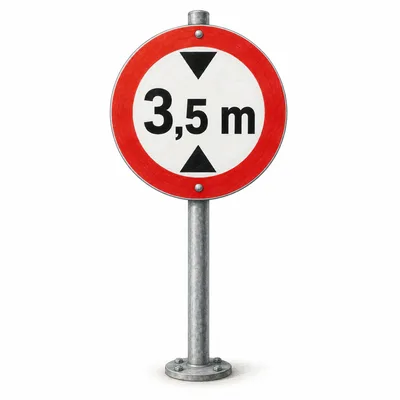 height restriction sign