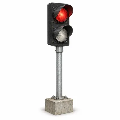 level crossing warning light