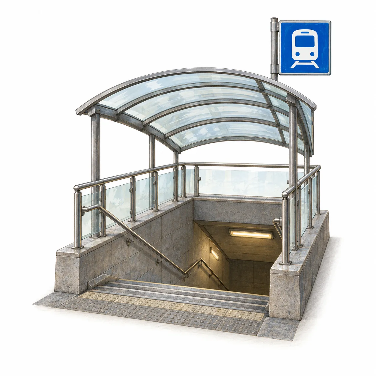 entrada del metro