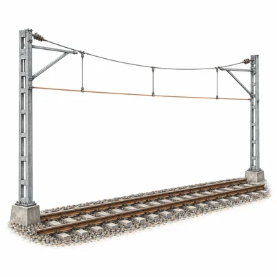 overhead contact wire
