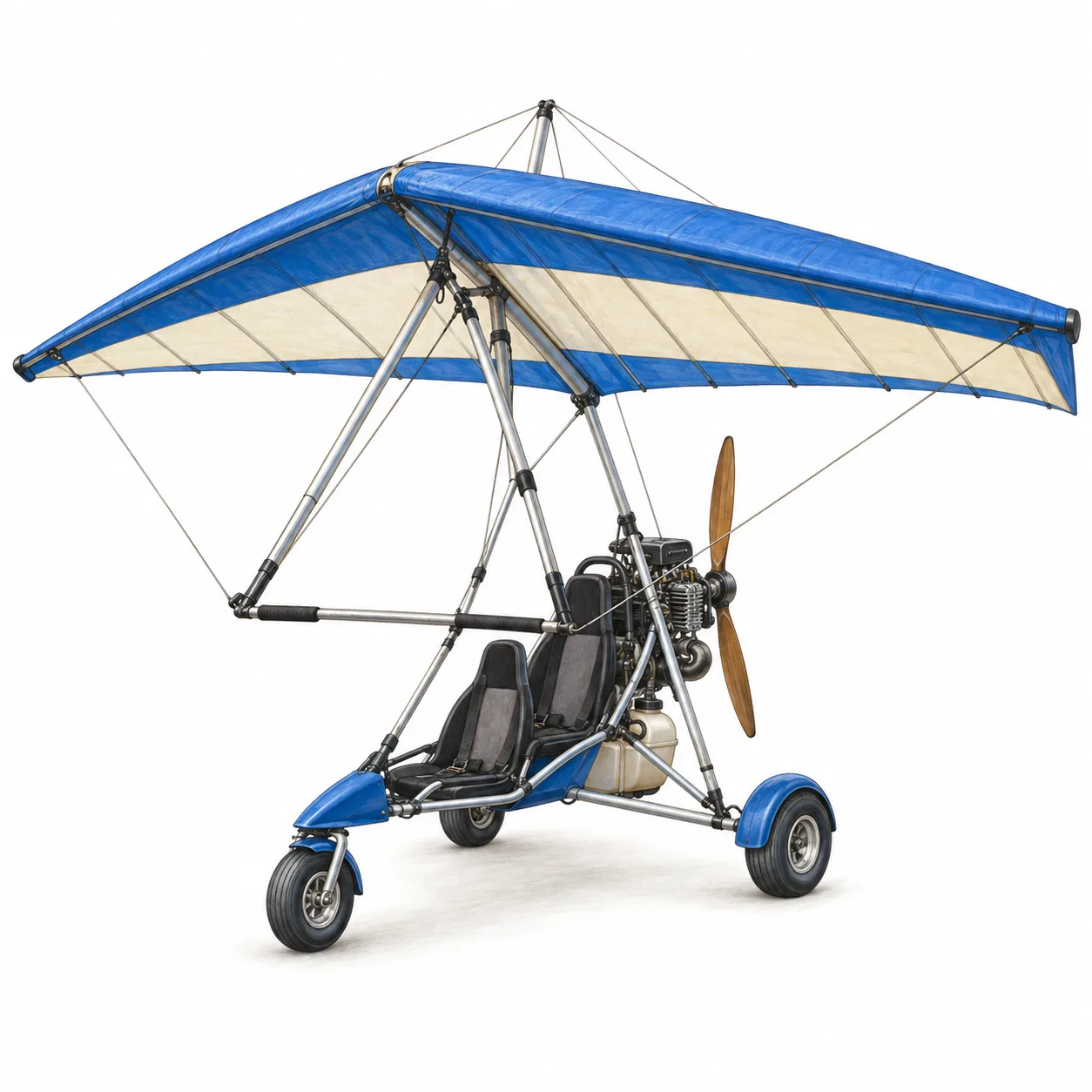 powered hang glider
