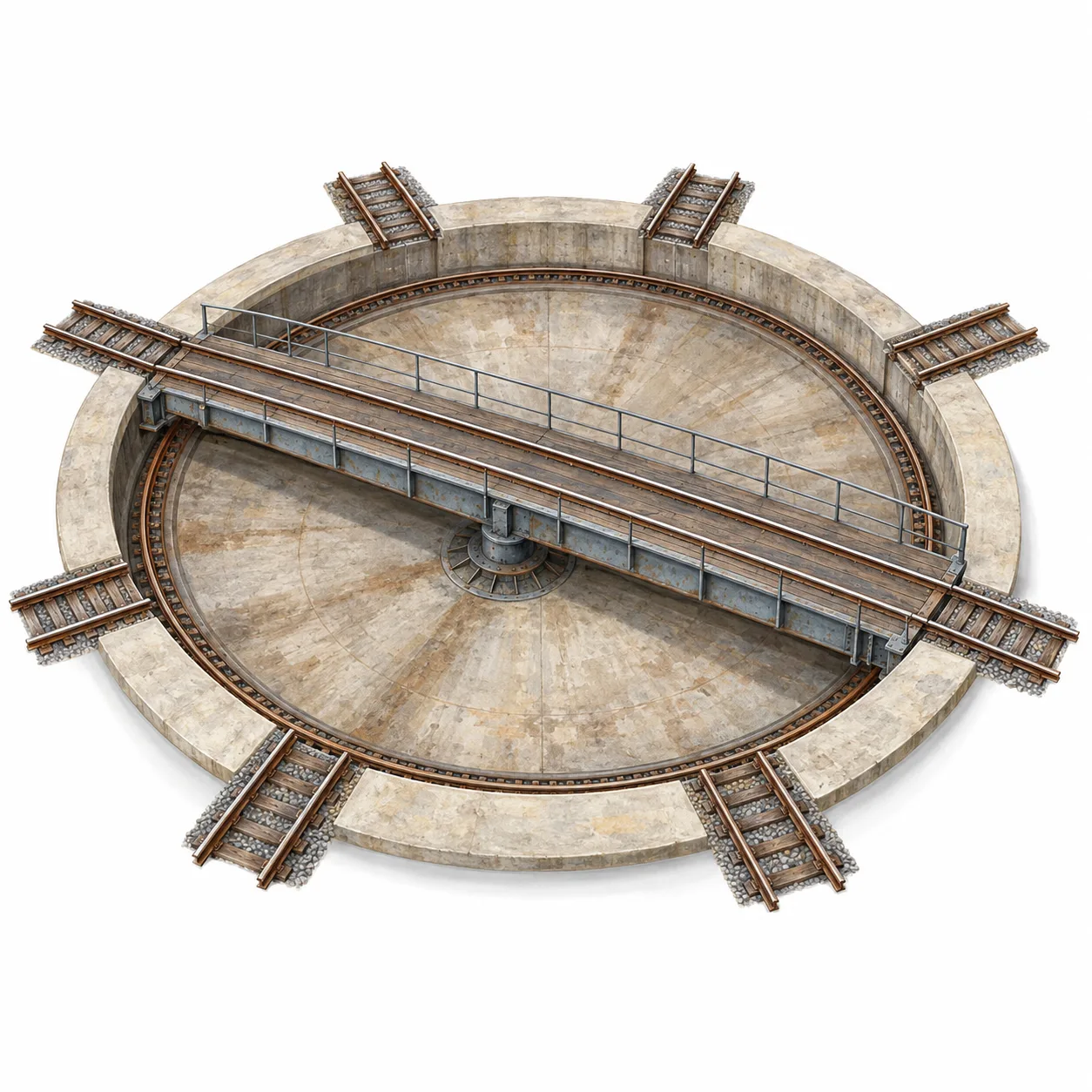 Eisenbahndrehscheibe