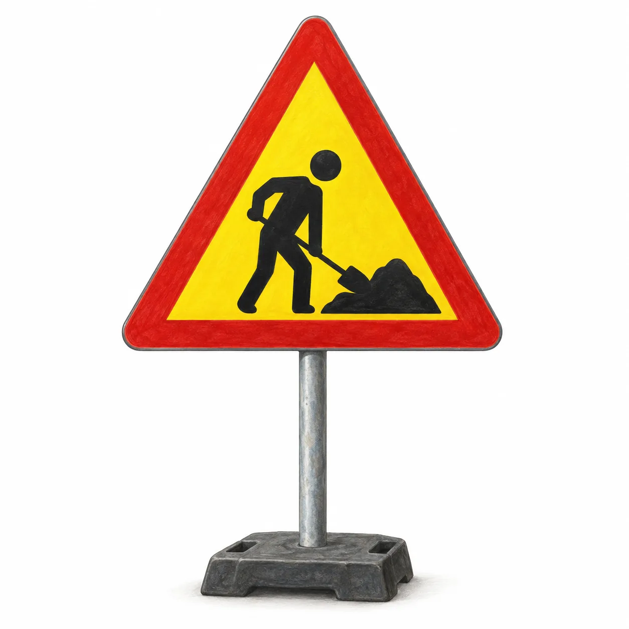 roadworks sign