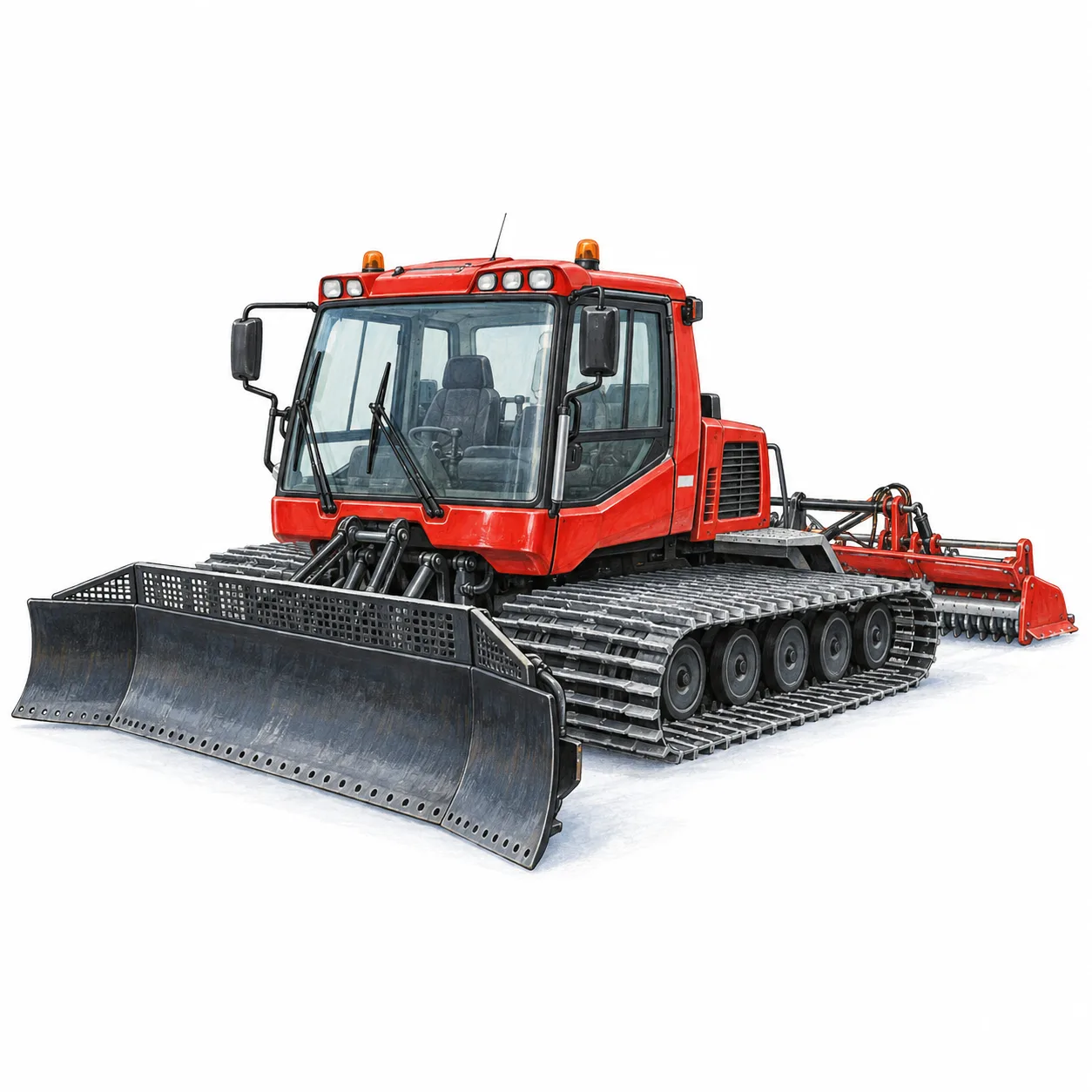 snow groomer