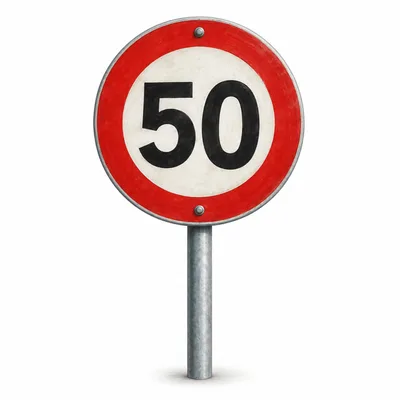 speed limit sign