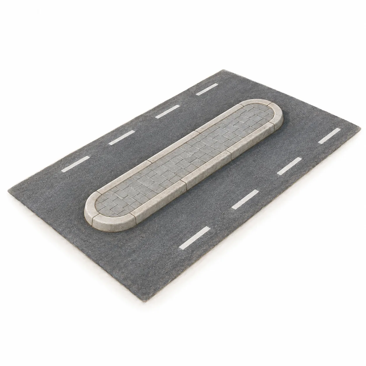 traffic island