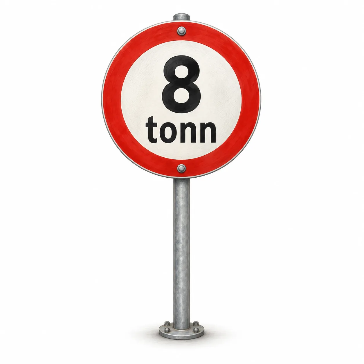 weight restriction sign