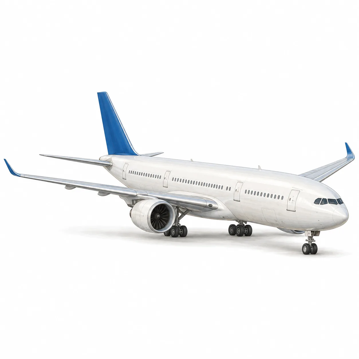 wide-body airliner