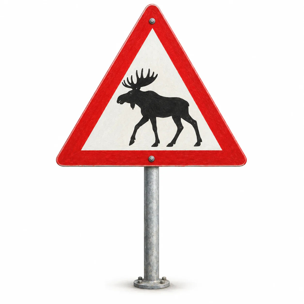 wild animal warning sign